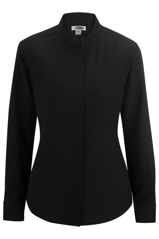 Ladies Stand-Up Collar Shirt