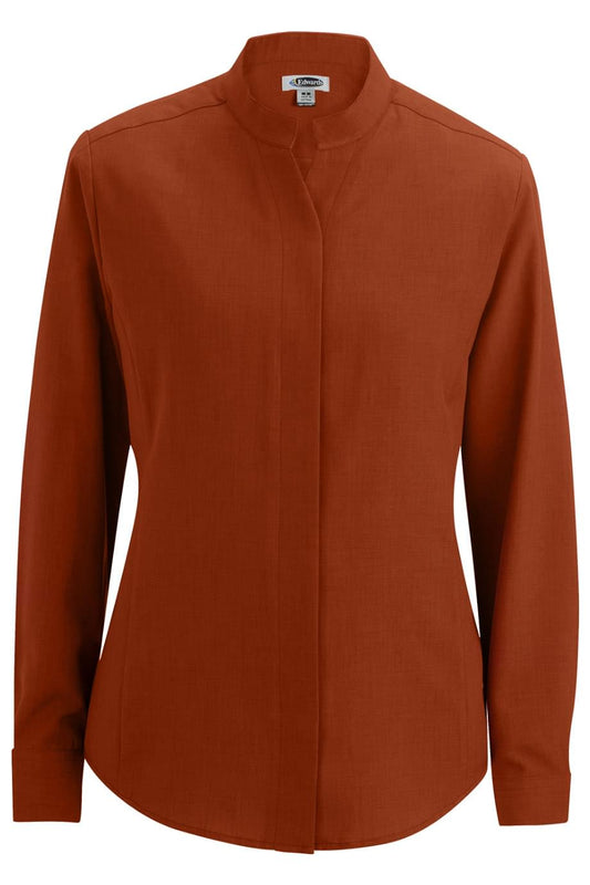 Ladies Stand-Up Collar Shirt - 5398