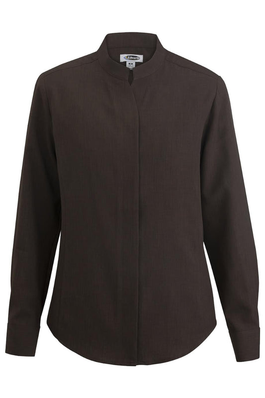 Ladies Stand-Up Collar Shirt - 5398