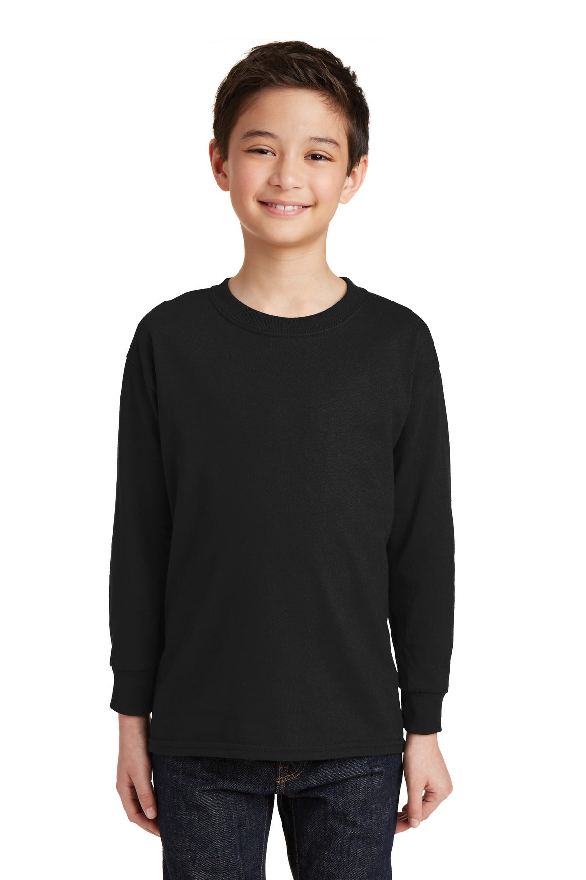 Gildan? Youth Heavy Cotton? 100% Cotton Long Sleeve T-S
