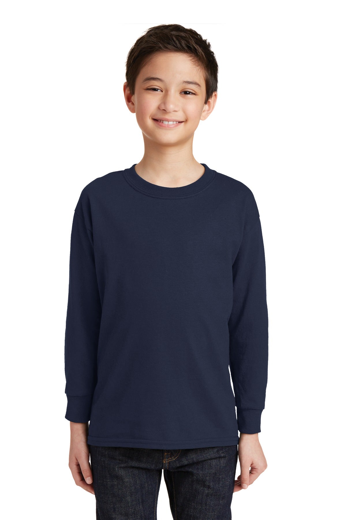 Gildan? Youth Heavy Cotton? 100% Cotton Long Sleeve T-S