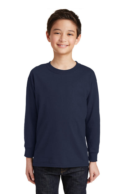 Gildan? Youth Heavy Cotton? 100% Cotton Long Sleeve T-S