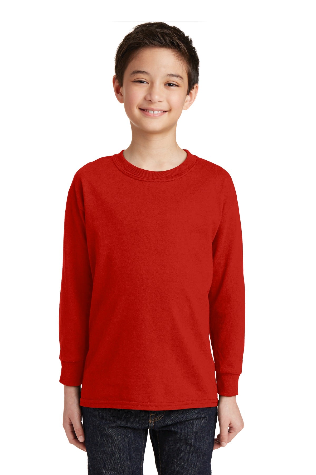 Gildan? Youth Heavy Cotton? 100% Cotton Long Sleeve T-S