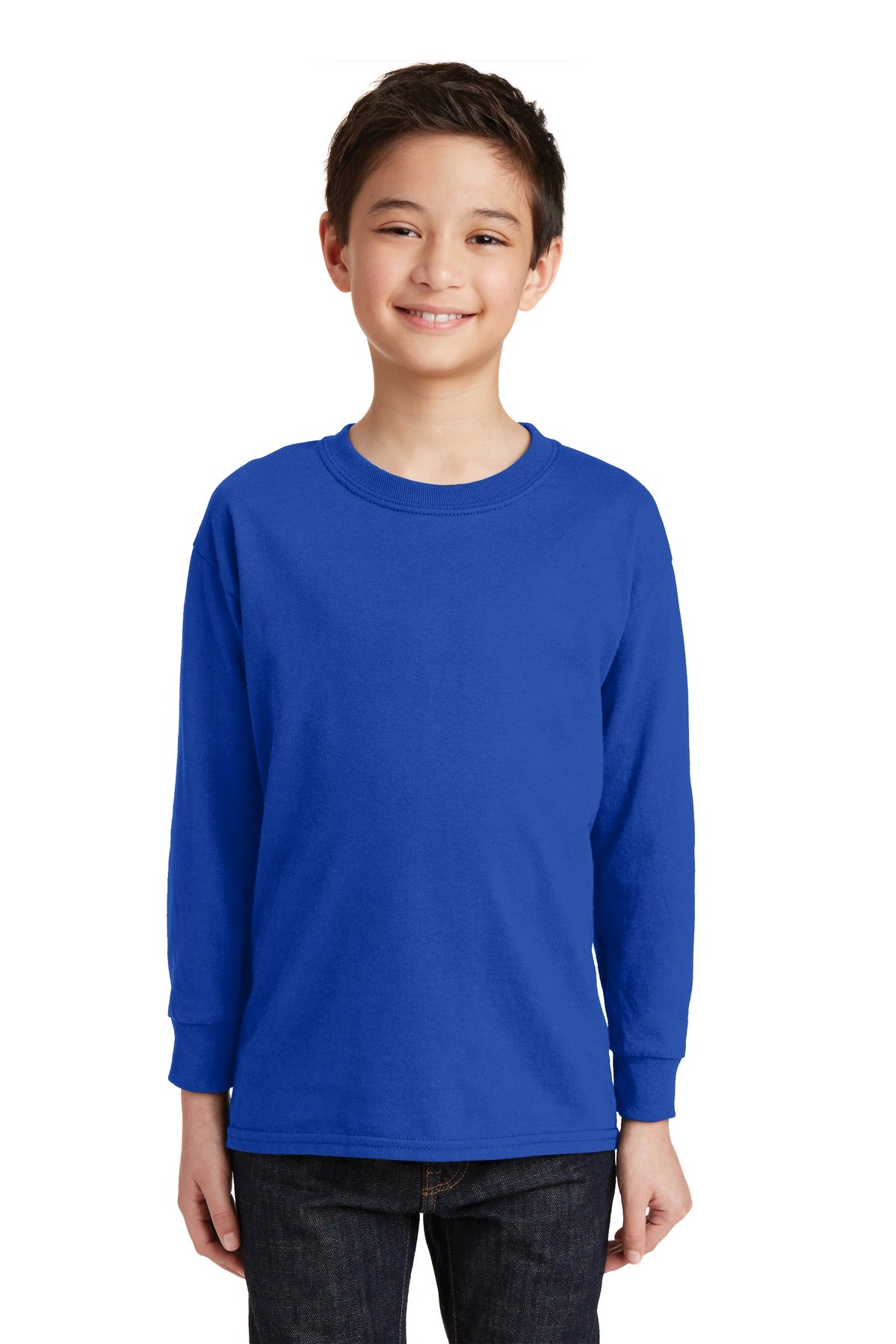 Gildan? Youth Heavy Cotton? 100% Cotton Long Sleeve T-S