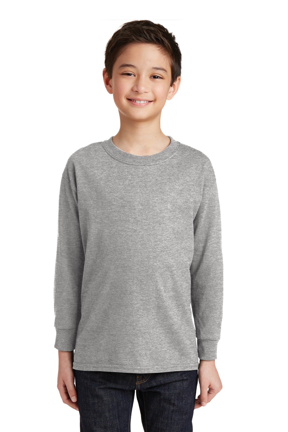 Gildan? Youth Heavy Cotton? 100% Cotton Long Sleeve T-S