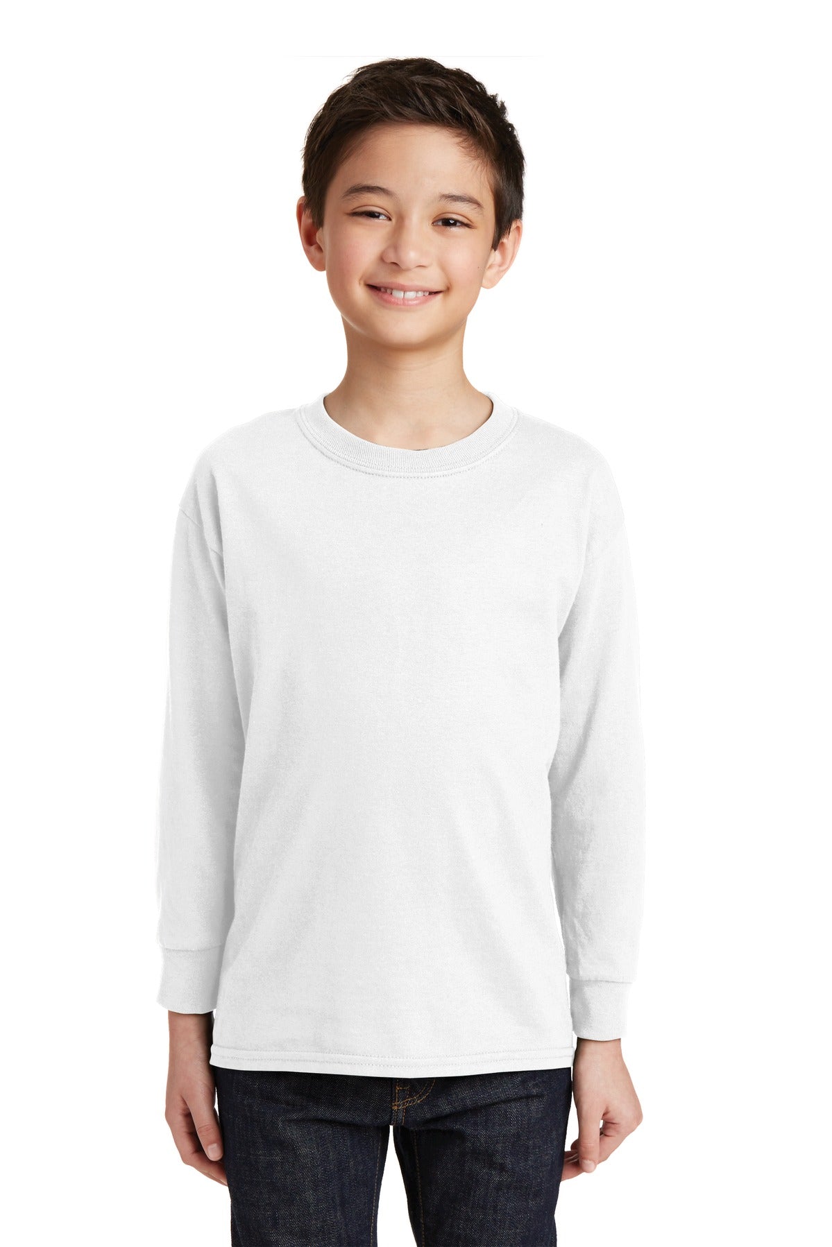 Gildan? Youth Heavy Cotton? 100% Cotton Long Sleeve T-S