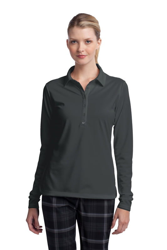 Nike Women's Long Sleeve Dri-FIT Stretch Tech Polo. 545