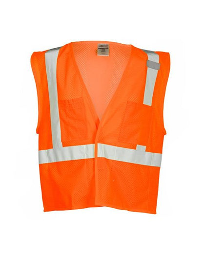 Unisex 4 Pocket Hook-and-Loop Mesh Vest