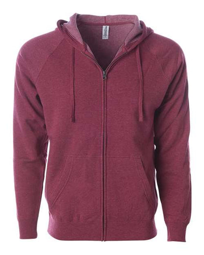 Unisex Special Blend Raglan Full-Zip Hooded Sweatshirt