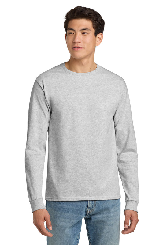Hanes? - Authentic 100% Cotton Long Sleeve T-Shirt.  55