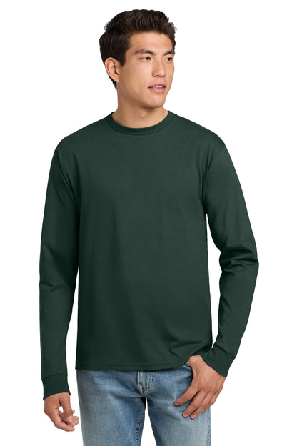 Hanes? - Authentic 100% Cotton Long Sleeve T-Shirt.  55