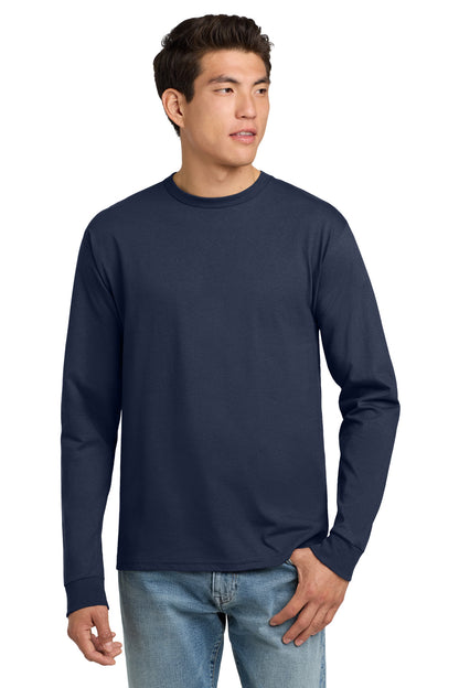 Hanes? - Authentic 100% Cotton Long Sleeve T-Shirt.  55