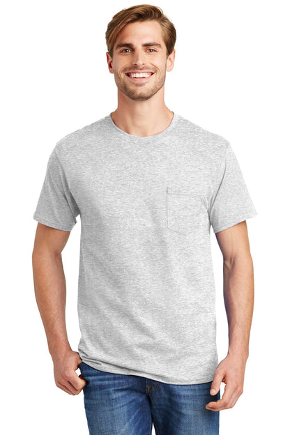 Hanes? - Authentic 100%  Cotton T-Shirt with Pocket.  5
