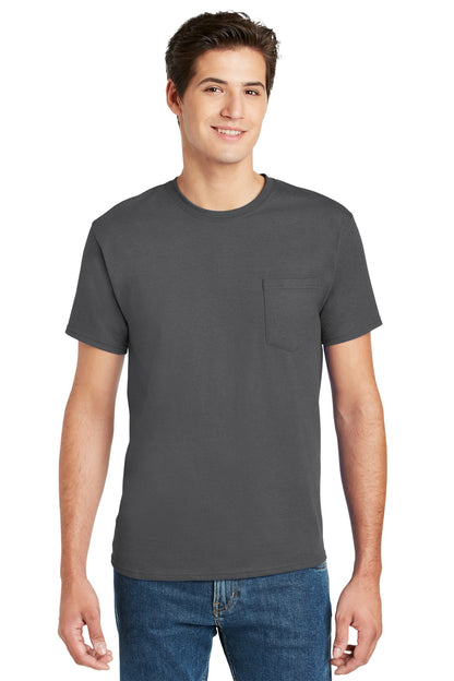 Hanes? - Authentic 100%  Cotton T-Shirt with Pocket.  5