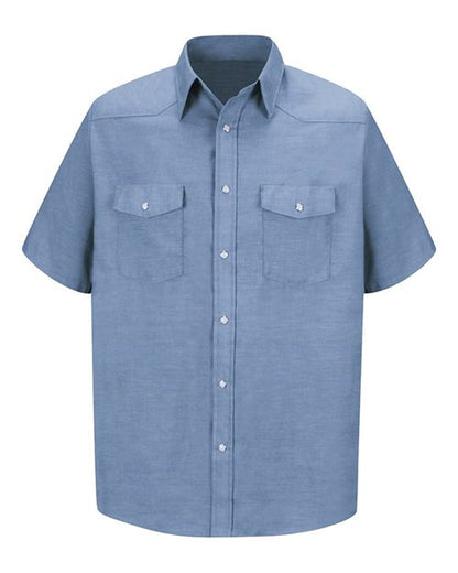 Men's Tall Deluxe Western Style Short Sleeve Shirt