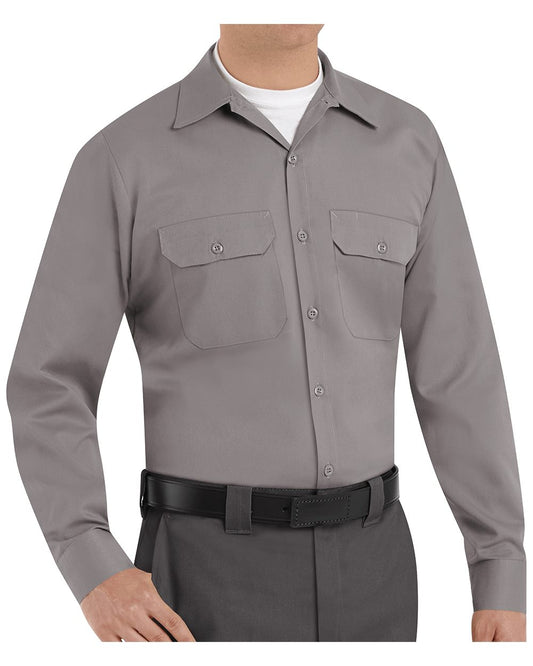 Red Kap Utility Long Sleeve Work Shirt - Tall Sizes - ST52T