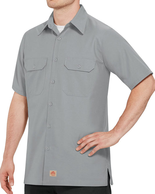 Red Kap Ripstop Short Sleeve Work Shirt - Tall Sizes - SY60T