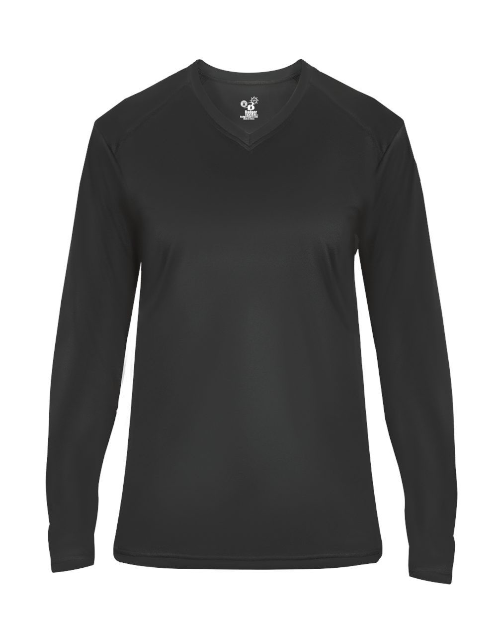 Badger Ultimate SoftLock™ Women's V-Neck Long Sleeve T-Shirt - 4064