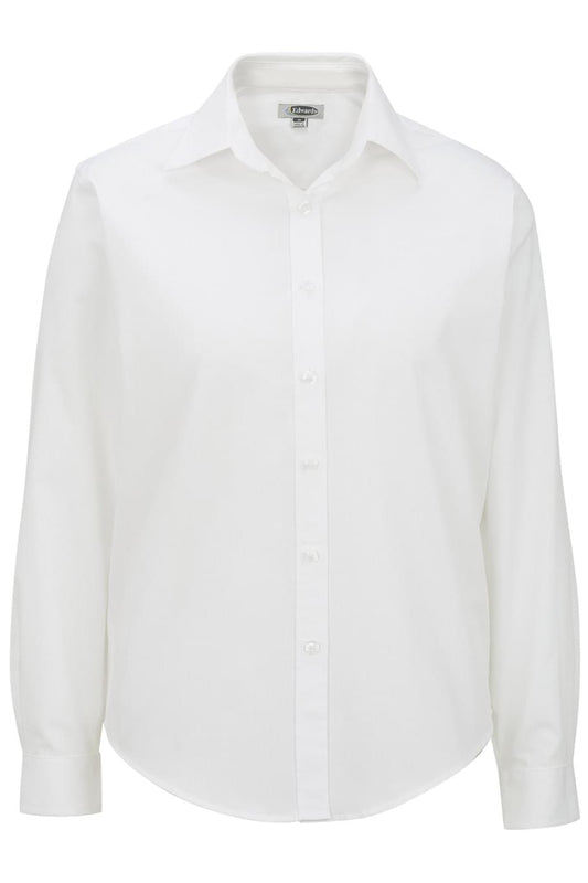 Pinpoint Oxford Long Sleeve Ladies Shirt - 5975