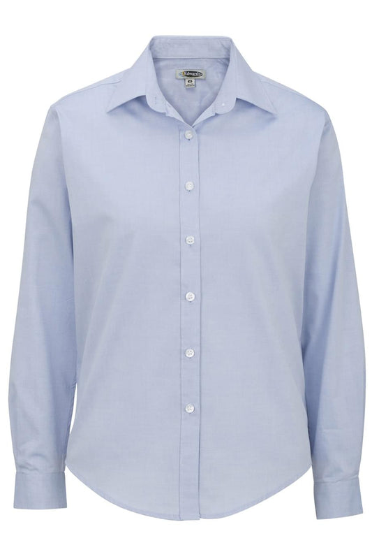 Pinpoint Oxford Long Sleeve Ladies Shirt - 5975