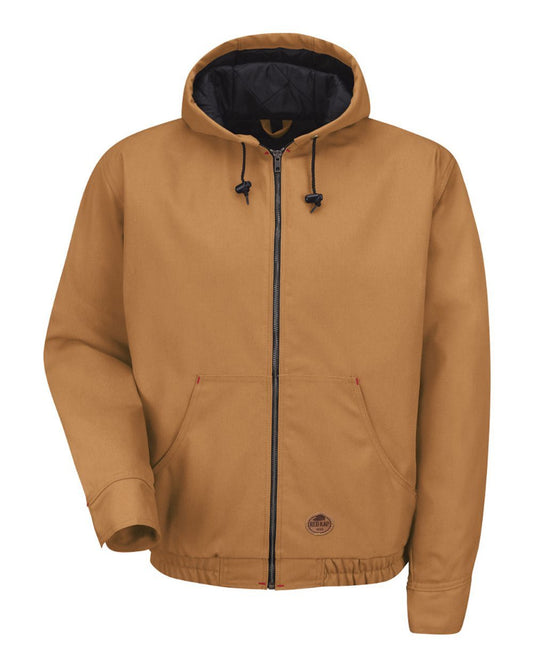 Red Kap Blended Duck Zip-Front Hooded Jacket - JD20
