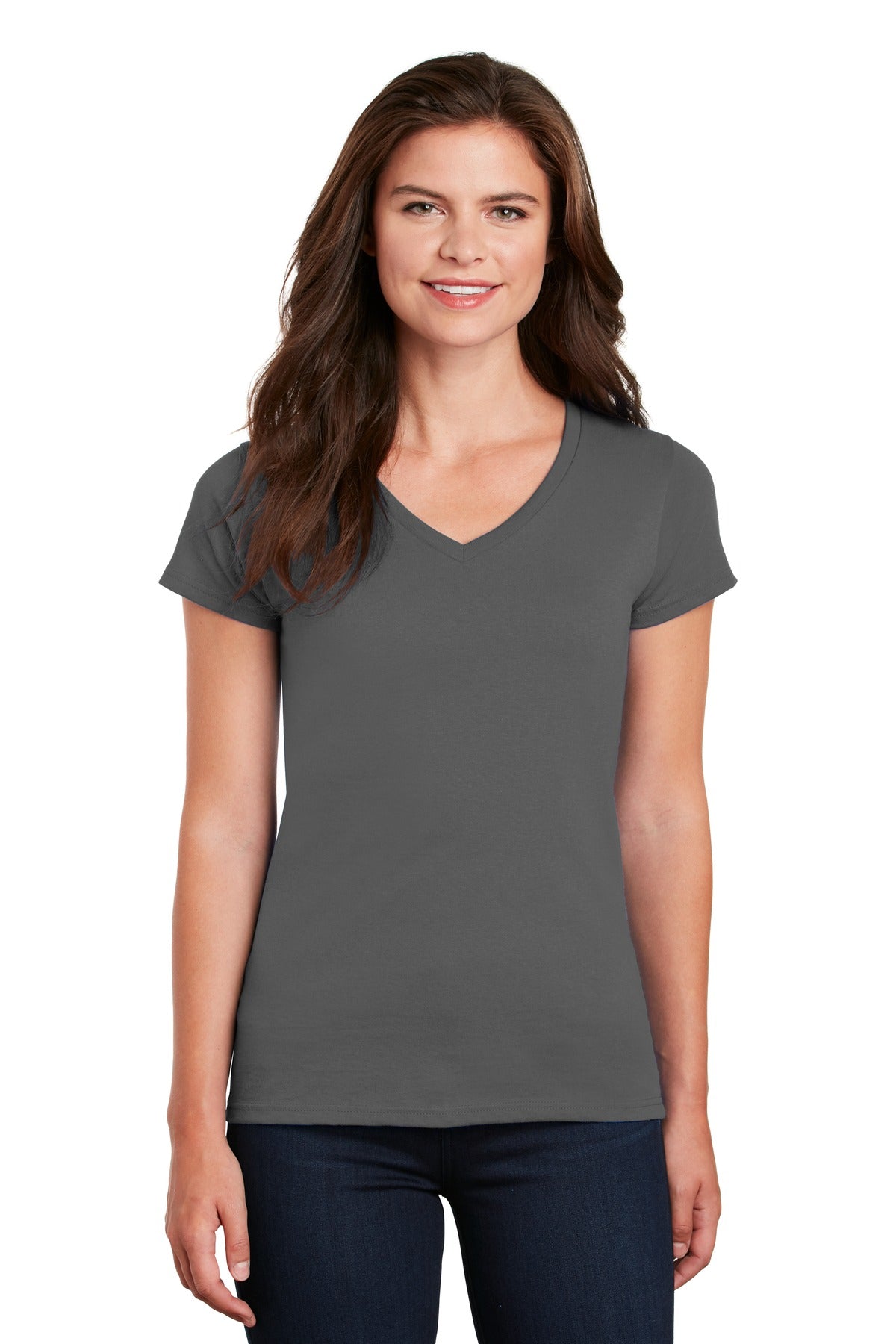 Gildan? Women's Heavy Cotton? 100% Cotton V-Neck T-Shir