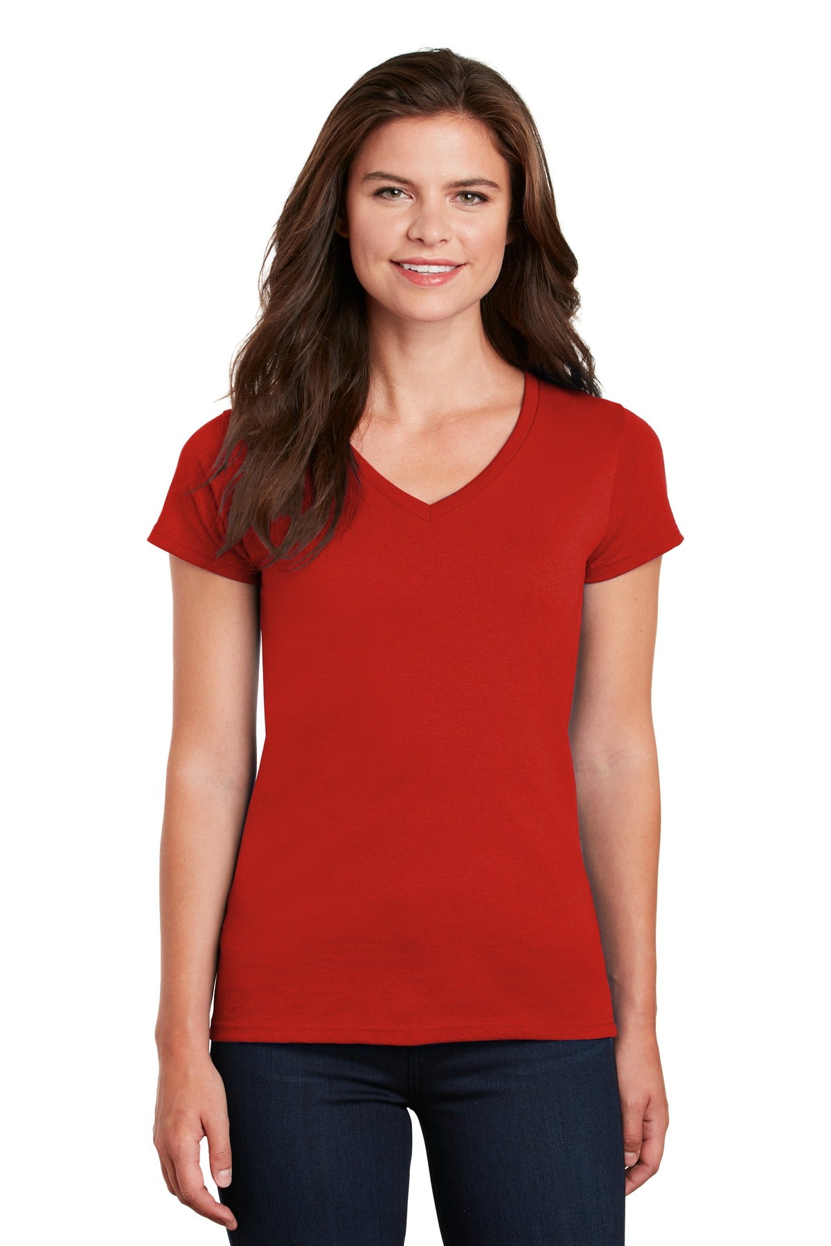 Gildan? Women's Heavy Cotton? 100% Cotton V-Neck T-Shir