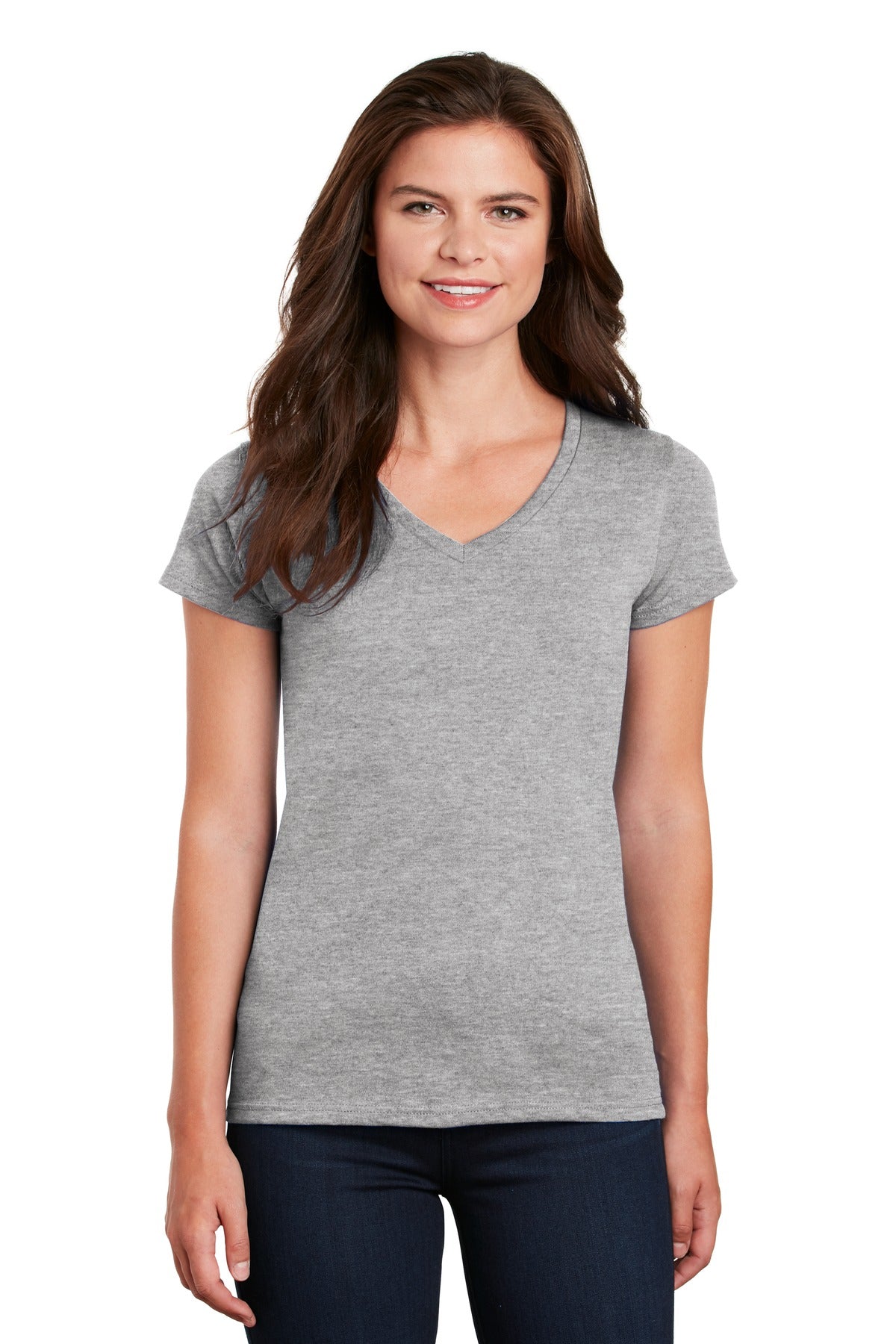 Gildan? Women's Heavy Cotton? 100% Cotton V-Neck T-Shir