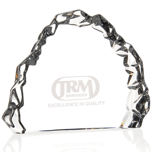 MARIO CIONI Carved Crystal Award-35272