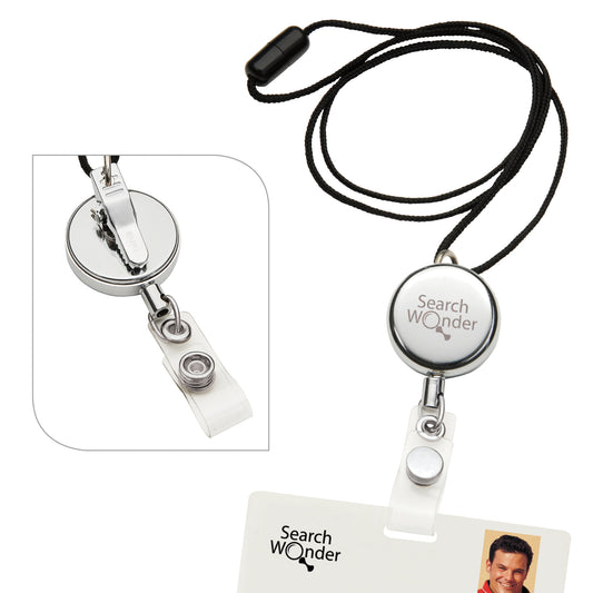 Dual Function Metal Badge Holder-65056