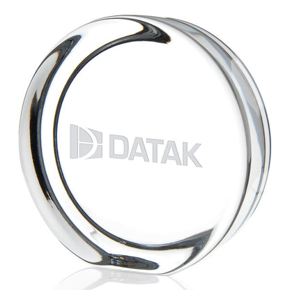 MARIO CIONI Round Paperweight with Flat Edge-35270