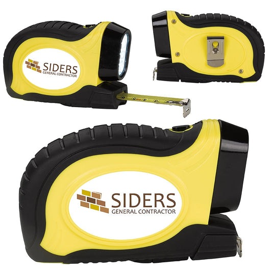 Tape Measure with LED Flashlight-21182