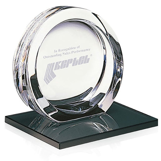 MARIO CIONI High Tech Award on Black Glass Base  Large-35475
