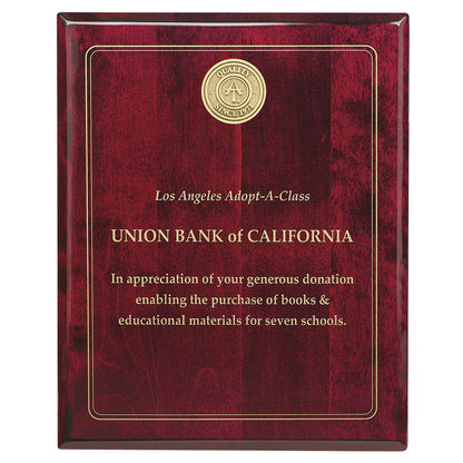 JAFFA Rosewood Plaque  8 x 10-25120