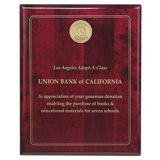 JAFFA Rosewood Plaque  8 x 10-25120