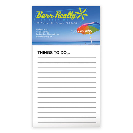 Good Value Business Card Magnet with 50Sheet Notepad-MGBCNP