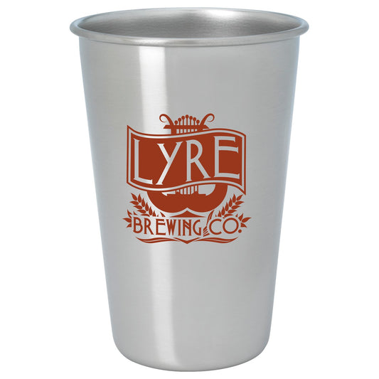 Stainless Pint Glass  16 oz-46066