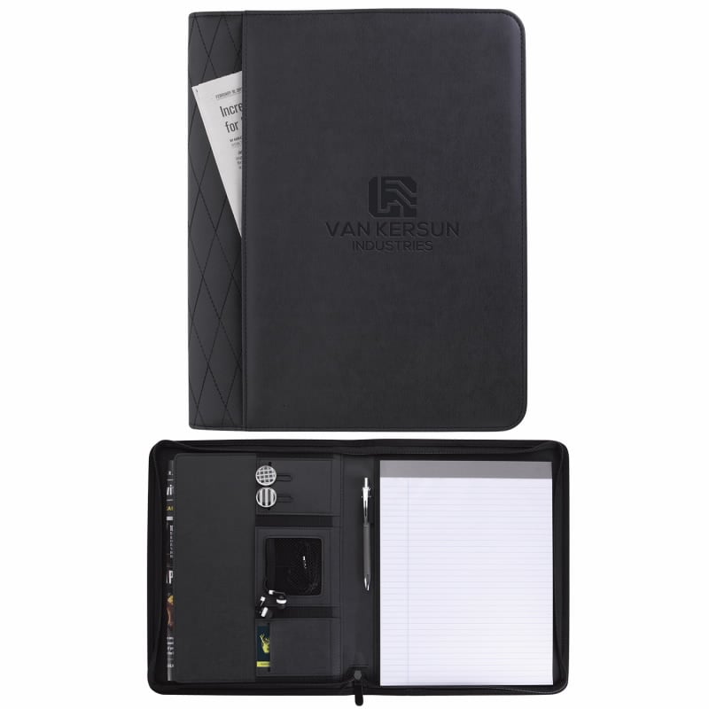 Stitch Zippered Padfolio-15949