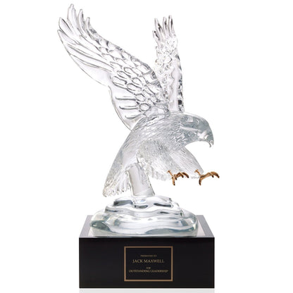 Pino Signoretto Eagle Award with 4 Lighted Pedestal-35621