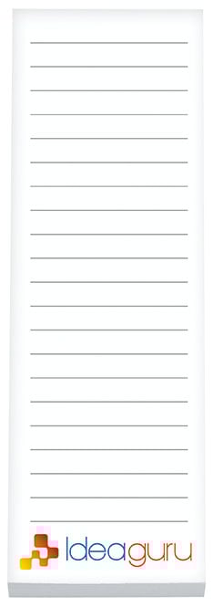 Souvenir 3 x 9 Scratch Pad with Magnet 25 Sheet-NS3A9A25M