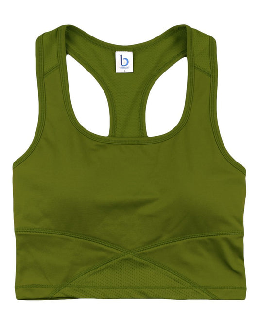 Boxercraft Girls' Cropped Middie Tank - YS83
