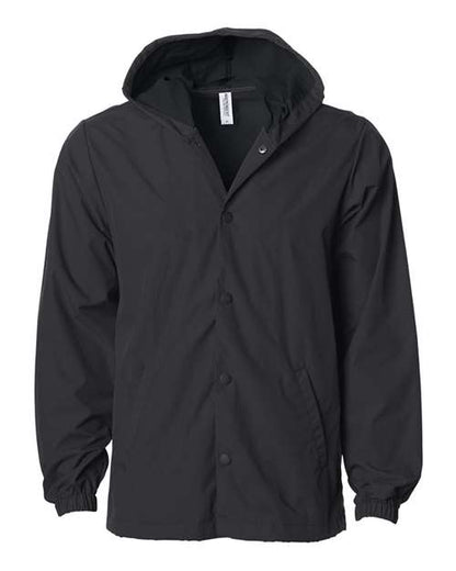 Men's Water-Resistant Hooded Windbreaker