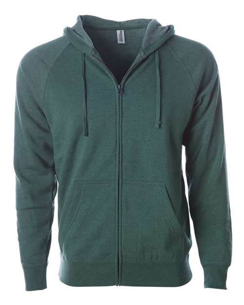 Unisex Special Blend Raglan Full-Zip Hooded Sweatshirt