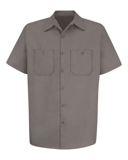 Men's Tall Cotton Short Sleeve Uniform Shirt
