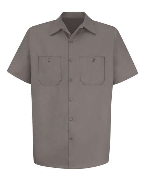 Men's Tall Cotton Short Sleeve Uniform Shirt