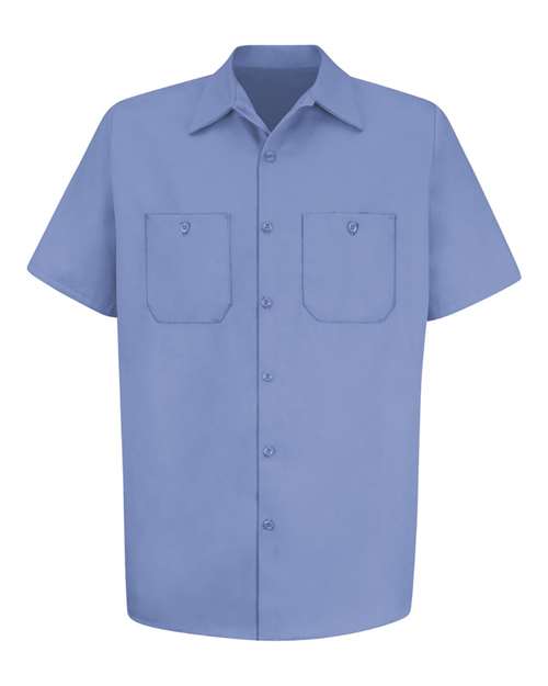 Men's Tall Cotton Short Sleeve Uniform Shirt