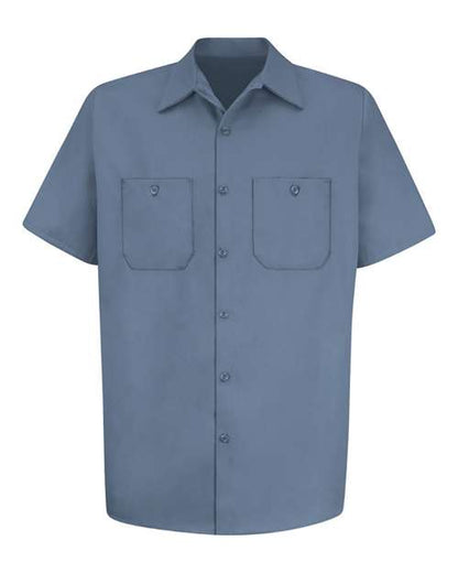 Men's Tall Cotton Short Sleeve Uniform Shirt