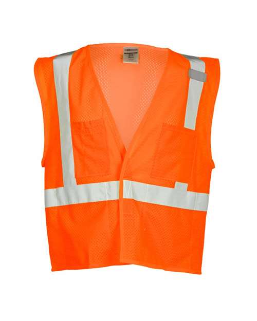 Unisex 4 Pocket Hook-and-Loop Mesh Vest