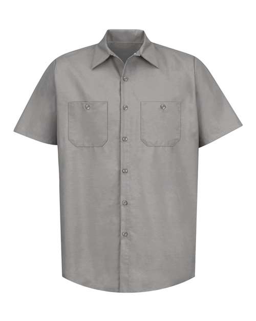 Men's Tall Industrial Short Sleeve Work Shirt