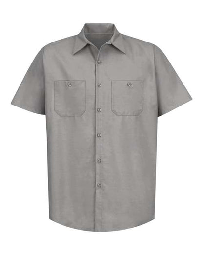 Men's Tall Industrial Short Sleeve Work Shirt